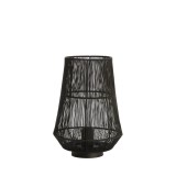 TABLE LAMP WIRE JAR BLACK - TABLE LAMPS